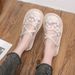2025 Summer New Fairy Style Baotou Casual Soft Soled Comfortable Student Versatile Women's Mesh Shoes_vogvips.com