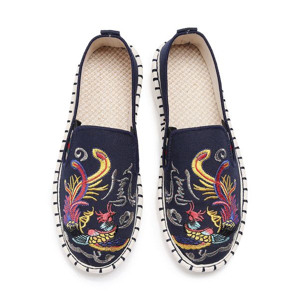 Ethnic Flat Ancient Style Embroidery, Soft Soles, Chinese Style, Old Beijing Cloth Shoes, Women's Embroidered Shoes For_vogvips.com