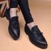 Euro Step Spring Style Brogue High Heel Tassel Breathable Pointed Toe Business Casual Trendy Date Leather Shoes Men's Inner_vogvips.com