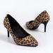 Large Size Suede Leopard Print High Heels For Women S Autumn New Slim Pointed Toe And Shallow Mouth Fashion Shoes_vogvips.com