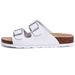 Asgard Summer New Leather Sandals Outdoor Fashion Double Buckle Beach Shoes Comfort Cork Footbed Clogs Slipper With Arch_vogvips.com