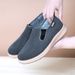 Winter New Old Beijing Cloth Shoes Men's Velvet Thickened Warm Cotton Shoes Non-slip Soft Sole One Pedal Low-top Snow Boots_vogvips.com