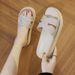 Platform Thick-Soled For Women Summer 2025 New With Dress Fairy Style Beach Vacation Slide Sandals_vogvips.com