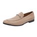 Euro Step British Style Summer Casual Slip-On Lazy Shoes Business Genuine Leather Suede Loafers Matte Breathable_vogvips.com