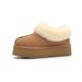 Tazz Thick-Soled Snow Boots Winter Slip-On Furry Women's Outdoor Wear Warm Fleece-Lined Thickened Cotton Shoes_vogvips.com