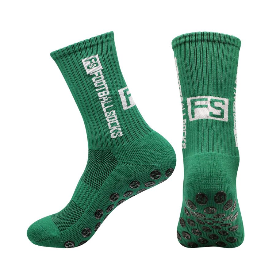 Unisex Anti-Slip Sports Socks – Silicone Grip Football/Basketball Mid-Crew Socks (11 Colors)_vogvips.com