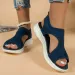 Women Shoes 2024 New Mesh Summer Platform Sandals Women Open Toe Wedge Sandals Ladies Light Casual Shoes Zapatillas Muje_vogvips.com