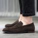 Unbeatable Quality Unbeatable Quality 206-2 Solid Color Loafers British Loafers, One Foot Casual Bean Shoes_vogvips.com
