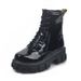 Platform Martin For Women British Style 2025 New Autumn Winter Student Lace-up Height-increasing Fleece Short Boots Ins_vogvips.com