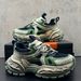 Vintage Distressed Green Elevated Luxury Platform Dad Shoes_vogvips.com