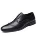 Euro Step Large Size Summer Autumn New British Brogue Carved Business Leather Shoes Men's Korean Version Hairstylist Trendy Casual_vogvips.com