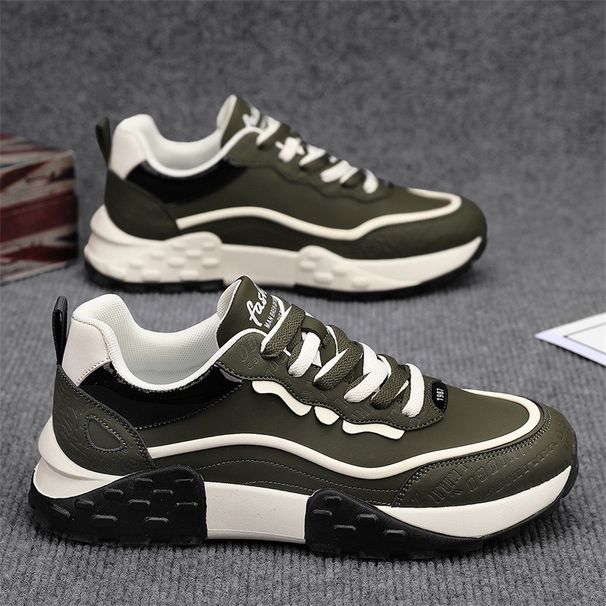 Men's 2025 Autumn New Thick Soled Anti Slip Wear-resistant Casual Trendy Men's Fashionable And Versatile Height_vogvips.com