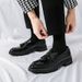 New Fashion Genuine Leather Tassel Business Casual Loafer Shoes For Men Black Business Formal Leather Shoes For Daily Office Casual Men's Shoes For Dr_vogvips.com