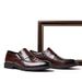 New Fashion Men's British Black Business Casual Loafer Shoes Daily Driving Office Leather Shoes One Foot Pedal Lazy Brown Banquet Dress Wedding Men's_vogvips.com