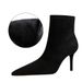 Women's Shoes Simple Stiletto High Heel Suede Pointed Toe Sexy Nightclub Slim High Heel Boots Short Women's Short Boots_vogvips.com