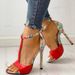 Elegant Open-Toe Women's Sandals With Cut-Out Design & Buckle Strap – Breathable PU Upper, Slip-Resistant Rubber Sole_vogvips.com