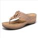 2025 New Sandals Women's Car Line Anti Slip Lightweight Herringbone Clamp Foot Slope Heel Cool Slippers Shoes Star_vogvips.com