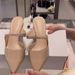 In Stock~25 Autumn New Pointed Toe Mule Women's Shoes, Stiletto Heel, Open Back Sandals For Women, Summer K-_vogvips.com