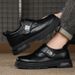 New Leather Spring Men's Shoes High-top Men's Heightening Tooling Martin Boots_vogvips.com