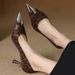 Women S Single Shoes With High End Leopard Print Stiletto Heels Pointed Toe Shallow Mouth Fashionable And Elegant_vogvips.com