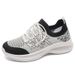 Women's New Mesh Breathable White Women's Autumn Fly Woven Niche Versatile Casual Shoes Soft Sole_vogvips.com