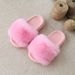 Autumn Winter New EVA Children's Furry Slippers Non-Slip Warm Outdoor Wear For Boys And Girls_vogvips.com