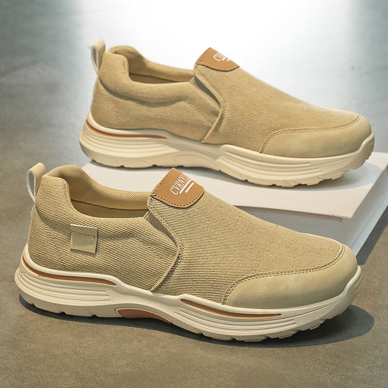 Men's 2026 Summer Canvas Sneakers With Thick Soles - Comfortable And Casual Men's Shoes_vogvips.com