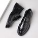 Genuine Leather Men's Casual Slip-On Business Formal Shoes Versatile Trendy Live Streaming One-Piece Loafers_vogvips.com