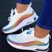 Womens Trainers Mesh Foam Comfy Slip On Shoes For Walking Fitness Gym_vogvips.com