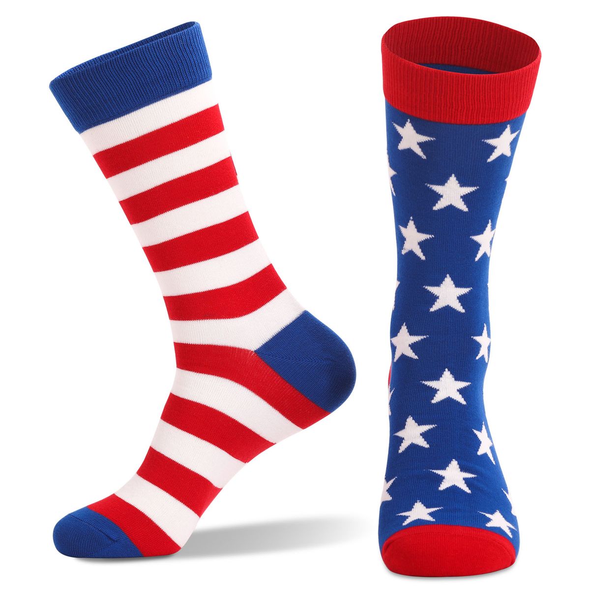 Hot hot American flag socks striped cotton socks mid-tube socks_vogvips.com