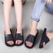 Bebealy Summer Fashion Women's Comfortable Women Sandals Indoor Non-slip Waterproof Bathroom Slippers Casual Shoes_vogvips.com