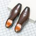 Large Size Fashion Photography Leather Business Casual Office Formal British Style Men's Wedding Shoes_vogvips.com