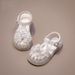 Sandals Children's Princess 2025 New Summer Little Girls Soft Bottom Crystal Bow Closed-Toe Eight-Claw Shoes_vogvips.com