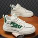 Spring Men's New Breathable High Top Small White For Male Students Trend Versatile Thick Sole Sports And Casual Board_vogvips.com