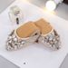 Elegant Pointed Toe Ballet Flats For Women – Rhinestone Embellished, Soft Sole, Wide Sizes 34-45, Black/Gold/Silver_vogvips.com