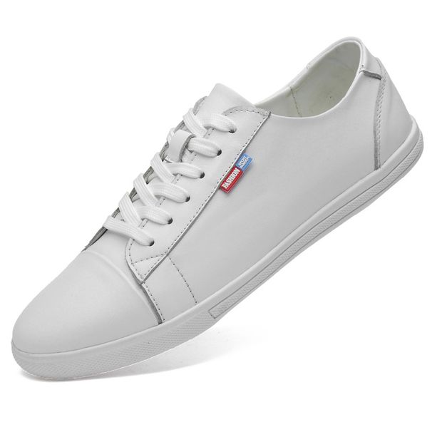 The First Layer Of White Shoes Casual Single Shoes Men's Xiaoqing Outdoor Board Shoes Men's Shoes_vogvips.com