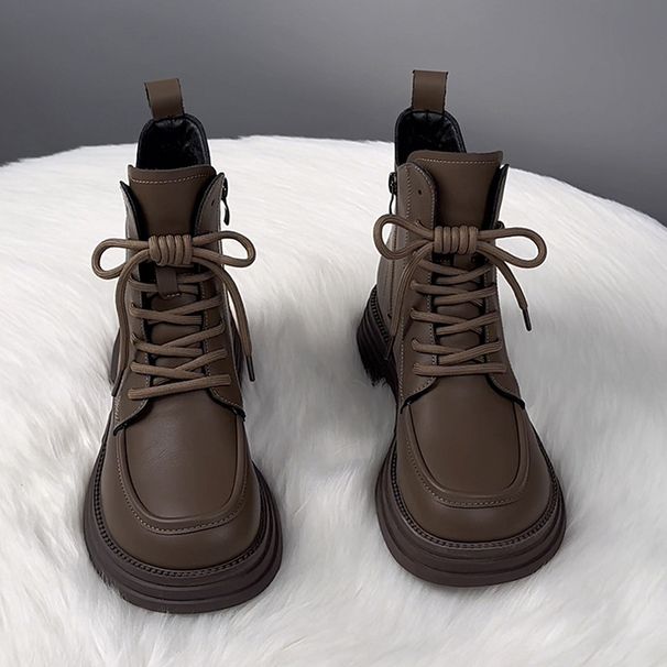 Fleece Martin Boots Women's Cotton Boots 2025 Autumn/Winter New Thickened Cotton Shoes_vogvips.com