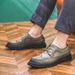 New British Brogue Business Formal Korean Style Casual Men's Pointed Leather Shoes Spring Summer_vogvips.com