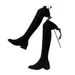 Women's Over-the-Knee Slimming Elastic 2025 Autumn Winter New Flat Suede Long Women High Boots_vogvips.com