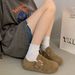 2025 Yellow For Women Summer New Fashion Versatile Slip-On Soft Sole Two-Way Casual Shoes_vogvips.com