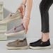Women's Versatile Spring Non-Smelly Casual Shoes Soft Sole Sneakers Mesh Breathable Flats_vogvips.com