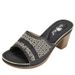 Summer New High Heels Ethnic Feng Shui Diamond Thick Heel Totem Women's Sandals Comfortable Slippers Large_vogvips.com