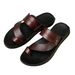 Leather New Summer Anti Slip Driving Casual Comfortable Large Men's Sandals_vogvips.com