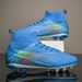 High-Top Soccer Cleats For Men & Women - AG/TF Studs For Outdoor Training & Matches - Lightweight Synthetic Leather Upper With Anti-Slip Rubber Sole -_vogvips.com