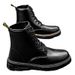 Motorcycle Leather Boots Men's Autumn Thick Soled Wear Casual Shoes Men's Winter Leather Waterproof Non-slip Black Boots_vogvips.com