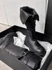 Designer Over-the-knee Long Boots, Women's Martin Boots, Belt Buckle, Thick-soled Motorcycle Riding Boots, High-top Fashion Boots._vogvips.com