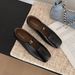 Cameido Soft Bottom Soft Upper French Style Square Toe Mary Jane Flats Ballet Shoes For Spring_vogvips.com