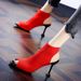New Knitted Peep Shoes Open Toe European And American 2025 Summer Women's Stiletto Fashion Elastic Roman High Heel_vogvips.com
