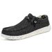 Euro Step Couple Dude Loafers Trendy Casual Men Canvas Slip-On Lazy One-Step Women Shoes_vogvips.com