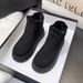 Women's Winter Warm Snow Boots Fleece Lined Thick Cotton Leather Fur Integrated Thick Soled Short Plus Size Elastic Band Shoes_vogvips.com